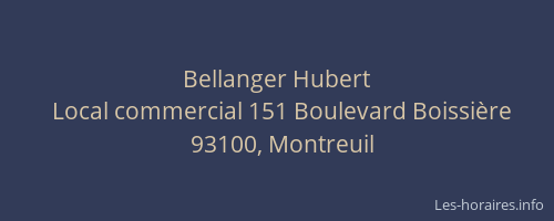 Bellanger Hubert
