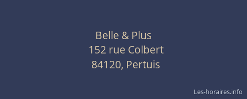Belle & Plus