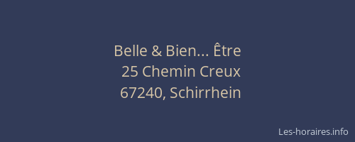 Belle & Bien... Être