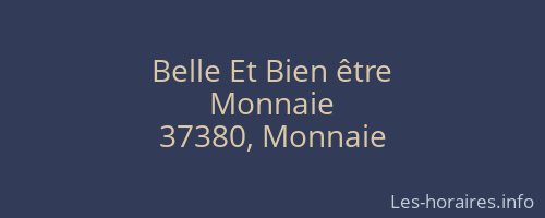 Belle Et Bien être