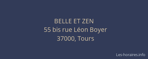 BELLE ET ZEN