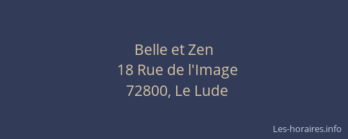 Belle et Zen