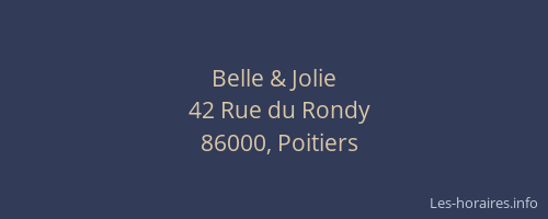 Belle & Jolie