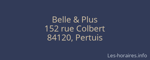 Belle & Plus