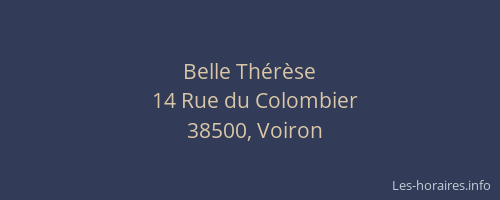 Belle Thérèse