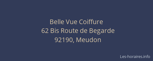 Belle Vue Coiffure
