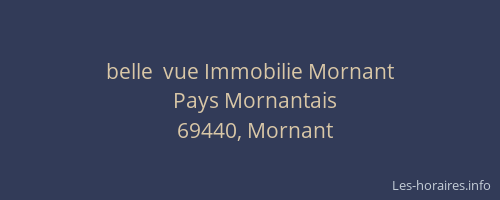 belle  vue Immobilie Mornant