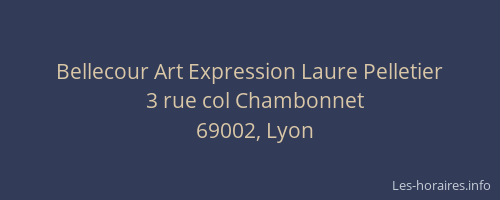 Bellecour Art Expression Laure Pelletier