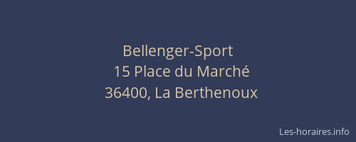 Bellenger-Sport