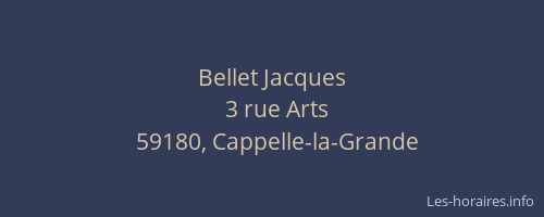 Bellet Jacques
