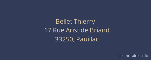 Bellet Thierry
