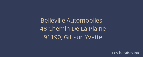 Belleville Automobiles