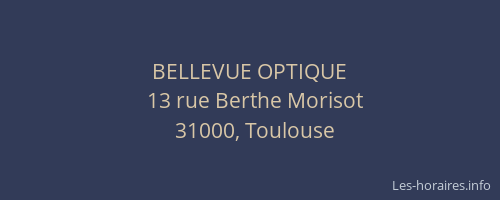 BELLEVUE OPTIQUE