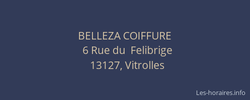BELLEZA COIFFURE