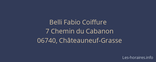 Belli Fabio Coiffure