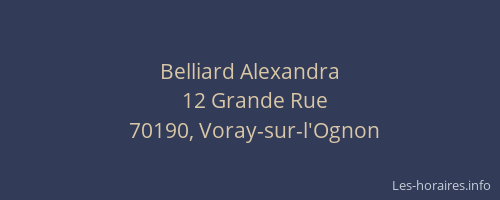 Belliard Alexandra