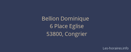 Bellion Dominique