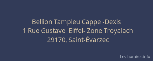 Bellion Tampleu Cappe -Dexis