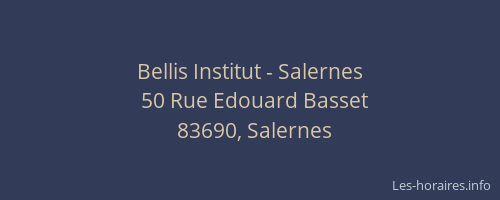 Bellis Institut - Salernes