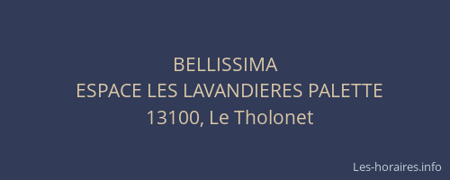 BELLISSIMA