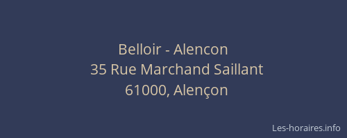 Belloir - Alencon