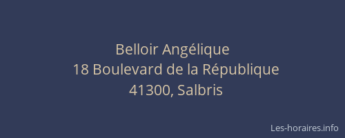 Belloir Angélique