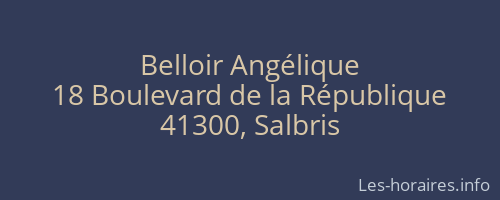 Belloir Angélique