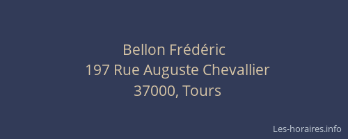 Bellon Frédéric