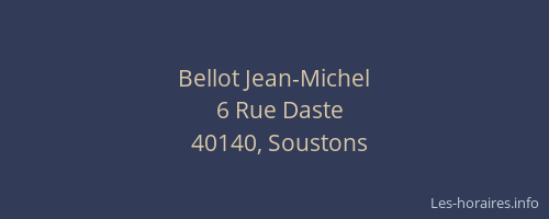 Bellot Jean-Michel
