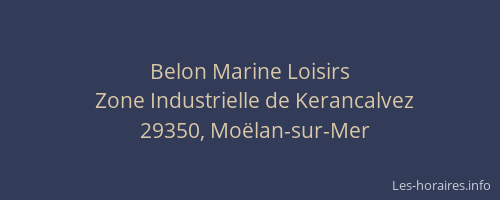 Belon Marine Loisirs