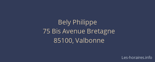 Bely Philippe