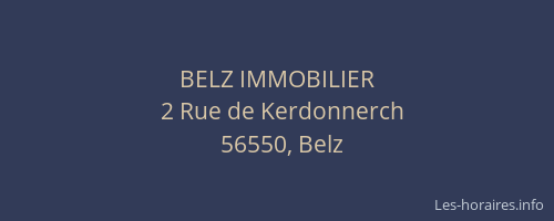 BELZ IMMOBILIER