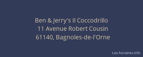 Ben & Jerry's Il Coccodrillo