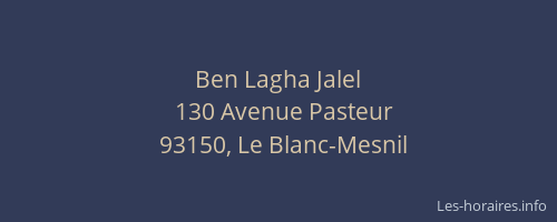 Ben Lagha Jalel