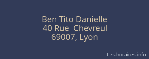 Ben Tito Danielle