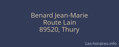 Benard Jean-Marie
