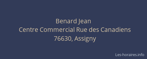 Benard Jean