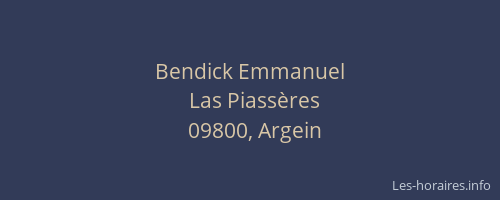 Bendick Emmanuel