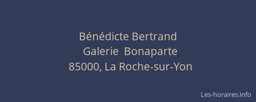 Bénédicte Bertrand