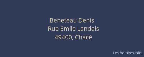 Beneteau Denis