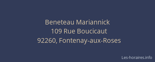 Beneteau Mariannick