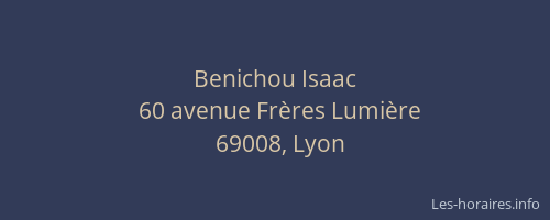 Benichou Isaac