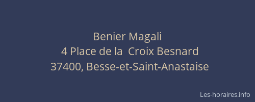 Benier Magali