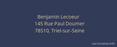 Benjamin Lecoeur