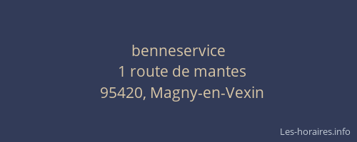 benneservice