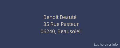 Benoit Beauté
