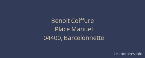 Benoit Coiffure