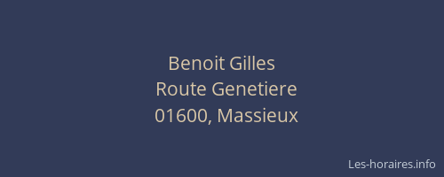 Benoit Gilles