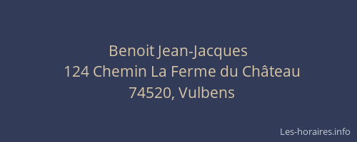 Benoit Jean-Jacques