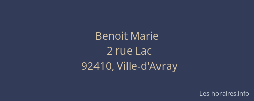 Benoit Marie